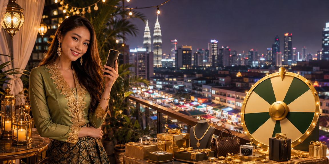 Pemain di Kuala Lumpur bermain roulette sempena Hari Raya melalui semangat33