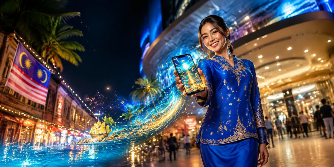 Pengguna membuka aplikasi kasino semangat33 di Melaka dengan pakaian tradisional